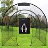 Supvision Batting Cage Backstop with Strike Zone Heavy Duty PVC Coated Oxford Fabric Vinyl Baseball Backstops with Catcher Softball Pitcher Training Equipment Aid 4 x 6 Ft 1680D view 4