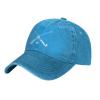 Field Hockey Stick Mens Hat Vintage Distressed Washed Denim Dad Trucker Hat Blue Baseball Ball Cap Adjustable view 1