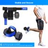 2Pcs Tibialis Trainer Strap for Shin Splint Relief Exercises,Adjustable Ankle Strap Dumbbell Attachment for Hip Flexor Raises,Dumbbell Attachment for Feet Relieve Leg Pain Increase Range of Motion view 2