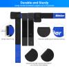 2Pcs Tibialis Trainer Strap for Shin Splint Relief Exercises,Adjustable Ankle Strap Dumbbell Attachment for Hip Flexor Raises,Dumbbell Attachment for Feet Relieve Leg Pain Increase Range of Motion view 4