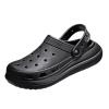 AUTOSTARY Platform Hole Shoes Men's Sandals Lightweight and Breathable Men's Beach Shoes Home Heightened Garden Shoes Men's Sandals Men's view 1