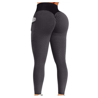 Yoga Pants Tall Plus Size Women Scrunch Butt Lifting Leggings Seamless High Waisted Workout Yoga Pants Tummy Control Booty Gym Compression Tights Black