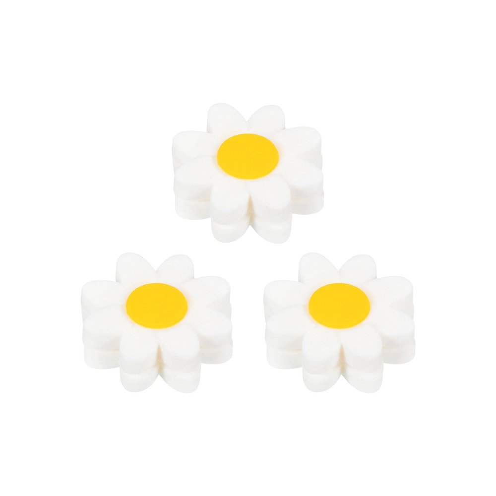 PATIKIL Tennis Racket Dampeners, 3 Pcs Soft Silicone Tennis Racquet Vibration Dampeners for Tennis Gift, White