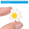 PATIKIL Tennis Racket Dampeners, 3 Pcs Soft Silicone Tennis Racquet Vibration Dampeners for Tennis Gift, White view 4