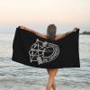 Beach Towel 19th Special Forces Group Crest Sand-Free Towels for Travel Sports Quick Dry Camping Towels view 3