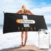 FULVO Beach Towel in Crypto We Trust Bitcoin Sand-Free Towels for Travel Sports Quick Dry Camping Towels view 1