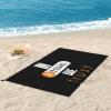 FULVO Beach Towel in Crypto We Trust Bitcoin Sand-Free Towels for Travel Sports Quick Dry Camping Towels view 3