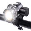 The Lights on The Handlebars Mountain Bike Headlight Aluminum Alloy Highlight Night Riding USB Rechargeable Headlight Waterproof Lighting Night Light Riding Equipment view 1