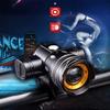The Lights on The Handlebars Mountain Bike Headlight Aluminum Alloy Highlight Night Riding USB Rechargeable Headlight Waterproof Lighting Night Light Riding Equipment view 2