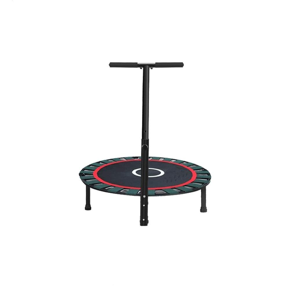 Indoor Trampoline with Handle 40In Children and Adults Sports Trampoline Safety Spring Cover Pad Support Up to 220 Pounds