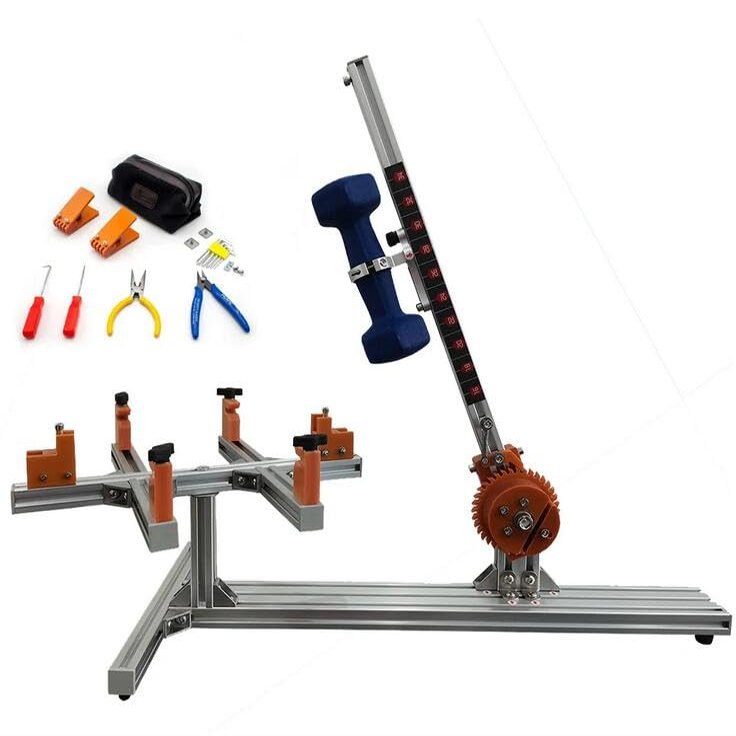Racket Frame Threading Machine Gravitational Type Badminton Racket Stringing Machine Wire Stretcher 16-34LB Constant Pull Force