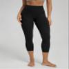 ODODOS Buttery Soft Lounge Yoga Leggings with Pockets for Women Cropped Length 23" High Waist Yoga Pants, Black, Large view 2