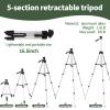 NWDEY 25-75X60 Spotting Scope with 51in Tripod, Spotting Scope for Target Shooting, Hunting & Bird Watching, Low Light Vision, Phone Adapter, Carry Bag, BAK4 Prism, FMC Lens, Waterproof (ArmyGreen) view 4