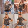 Ekouaer Womens Maternity Shirts 3 Packs Side Ruched Pregnancy Tee Top Tunic Blouse Casual Mama Clothes S-XXL view 4