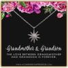 A Charmed Impression Sterling Silver Starburst Necklace - Grandma Gift from Grandson view 1