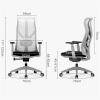 Executive Desk Chair Ergonomic Office Chair Mesh Home Office PC Chair High-Back Swivel Executive Chair Height Adjustable with Thick Seat, Adjustable Lifting 3D Arms Office Chair view 3