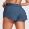 CRZ YOGA High Waisted Split Running Shorts for Women 3" - Comfy Mesh Liner for Workout Athletic GymTrack Quick Dry Stelindigo X-Small view 2