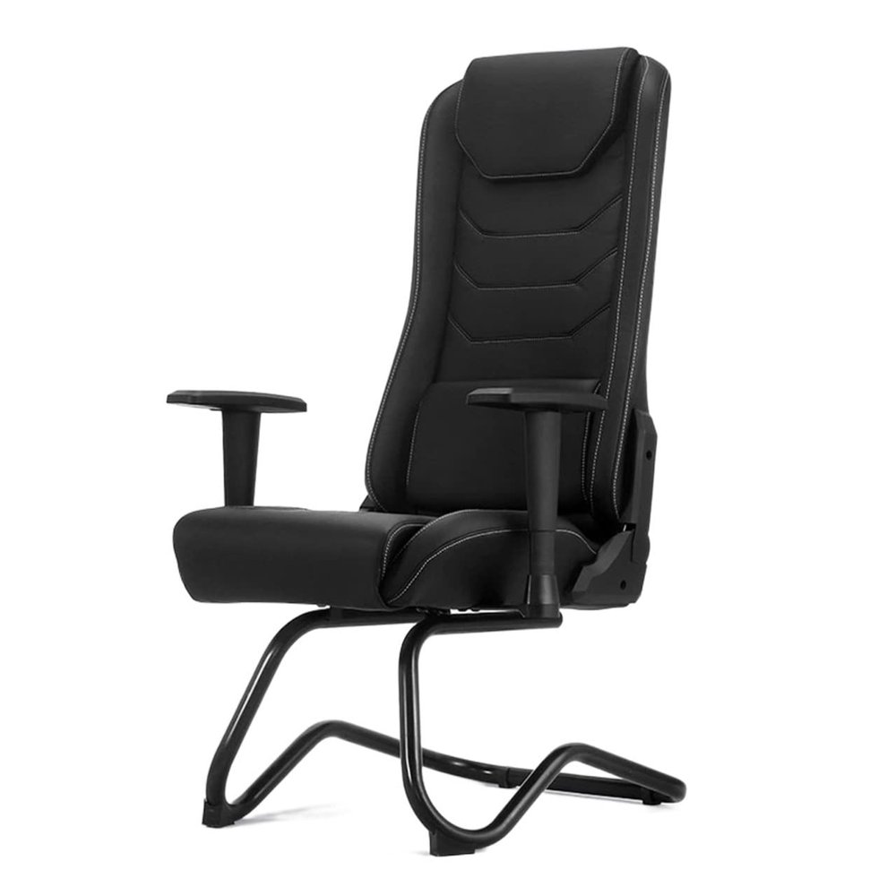 Executive Desk Chair Office Desk Chair High Back Black Leather Soft Executive Ergonomic Office Chair Adjustable Height Task Chair with Arms Office Chair