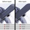 Adnee 10 Pack Ski and Snowboard Base Repair Kit - 5pcs Ptex and Structure Sandpaper and 3pcs Sanding Sponge and Metal Scraper for Protecting The Ski and Snowboard view 3