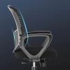 Executive Desk Chair Mid Back Mesh Office Chair Ergonomic Swivel Desk Office Chair with Armrests and Lumbar Support Adjustable Height PC Task Chairs Office Chair (Color : White) view 4