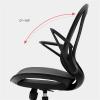 Executive Desk Chair Ergonomic Office Chair, Breathable Mesh Desk Chair, Lumbar Support PC Chair with Flip-up Arms, Black Swivel Task Chair with Wheels, Adjustable Height Home Gaming Chair Office Chai view 3