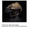 JFFCESTORE PVS15/18 GPNVG18 Night Vision Goggles Mount and Airsoft Tactical Helmet Counterweight NVG Pouch Counterbalance Weight Bag (TAN/CB Counterbalance Weight Bag) view 2