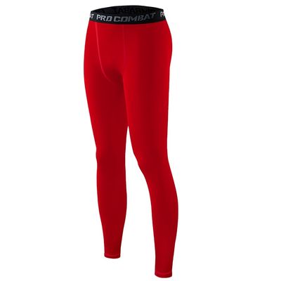 HYCOPROT Men's Compression Pants Athletic Tight,Leggings Base Layer Bottoms for Running Workout Sports Yoga Basketball Red