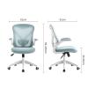 Executive Desk Chair Ergonomic Office Chair, Swivel Desk Chair Height Adjustable Mesh Back, PC Mesh Chair with Lumbar Support and Flip-up Arms Office Chair (Color : C) view 2