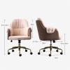 Executive Desk Chair Home Office Chair Simple Desk Chair Bedroom Mid Back Study Swivel Chair Ergonomic Adjustable Office Chair Office Chair (Color : F) view 2