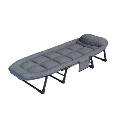 ALLC Folding Bed Office Recliner Nap Folding Bed Simple Rest Single Bed Home Recliner, Portable Trial Simple Folding Bed Portable Outdoor Folding Bed for Camp Home Office (Color : 1, Size : F)
