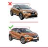 accessorypart Compatible with Renault Captur II 2019-2024 Cross Bar ACE-2 Roof Racks Car Top Luggage Carrier Rails Grey view 3
