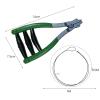 Starting Clamp, Professional Stringing Clamp, Portable 3 Spring Clamping Tool, Tennis Equipment for Badminton Racket, Tennis, Green view 3