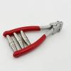 Starting Clamp, Professional Stringing Clamp, Portable 3 Spring Clamping Tool, Tennis Equipment for Badminton Racket, Tennis, Red view 4