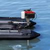 Gbonklong Outboard Motor, 4 Stroke 4hp 52cc Outboard Fishing Boat Motor Engine with Forced Air Cooling Cdi System for Inflatable Boat Kayak Canoe Sailboat, Water Farming, River Rescue view 3