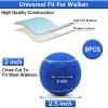 SHYUJAJIE 4 PCS Precut Walker Tennis Balls for Furniture Legs and Floor Protection, Heavy Duty Long Lasting Felt Pad Glide Coverings for Chair (Dark Blue) view 2