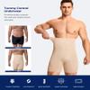 TAILONG Mens Shapewear Tummy Control Underwear Compression Shorts Slimming Body Shaper Leg Boxer Briefs Beige view 4