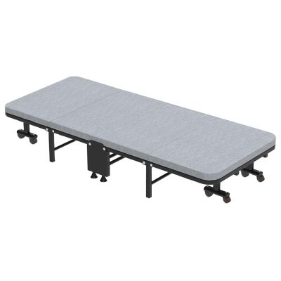 ALLC Folding Bed Lunch Break Folding Sheet Single Lunch Break Bed Office Folding Bed Simple Camp Bed Sofa Bed Single Bed Portable Outdoor Folding Bed for Camp Home Office (Color : 1, Size : B)