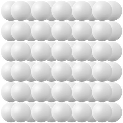 40MM Ping Pong Balls, 50 or 80 Pack Assorted Colored Tennis Balls Multi Color Plastic Balls Fun Beer Ping Pong Balls Bulk for Beer Pong Balls, Arts and Craft, Party Decoration, Cat Balls (80pcs-White)