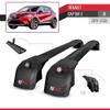 Compatible with Renault Captur 2 (JB) 2019-2026 ACE-2 Type Car Roof Rack Cross Bar Black Aluminium Bars view 4