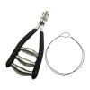 Aosekaa Starting Clamp, Stringing Tool Stringing Clamp, Portable Professional Tennis Equipment for Squash Tennis Racquet, Badminton, Black view 1
