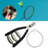 Aosekaa Starting Clamp, Stringing Tool Stringing Clamp, Portable Professional Tennis Equipment for Squash Tennis Racquet, Badminton, Black view 4