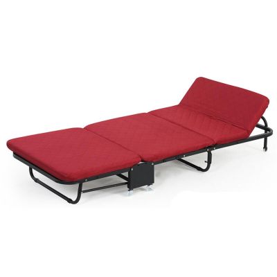 ALLC Folding Bed Office Folding Bed for One Person Home Lunch Break Bed Leisure Nap Bed Simple Multi Functional Three fold Bed Portable Outdoor Folding Bed for Camp Home Office (Color : 1, Size : C)