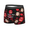 Custom Underwear For Boyfriend Custom Boxers With Face Custom Boxers For Men Customized Boxers Personalized Boxers For Men Style-9 M view 2