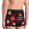 Custom Underwear For Boyfriend Custom Boxers With Face Custom Boxers For Men Customized Boxers Personalized Boxers For Men Style-9 M view 3