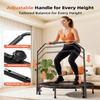 Foldable Mini Trampoline for Adults & Kids 40" Rebounder Trampoline with Adjustable Foam Bar for Indoor Workout Fitness view 3