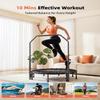 Foldable Mini Trampoline for Adults & Kids 40" Rebounder Trampoline with Adjustable Foam Bar for Indoor Workout Fitness view 4