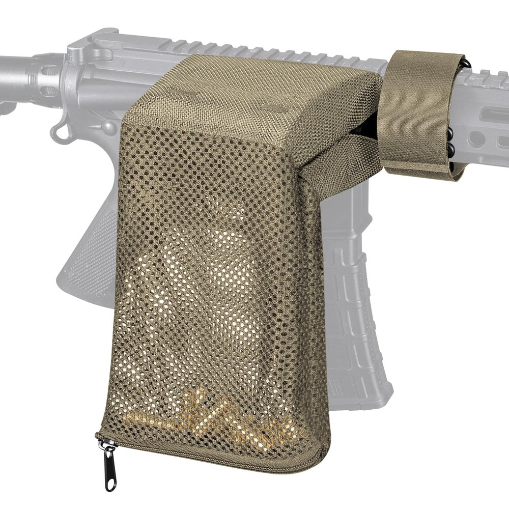 CVLIFE Brass Shell Catcher Cartridge Collector Mesh Heat Resistant Padded Mesh Brass Casing Catcher with Zippered Bottom Quick Release Brass Catcher