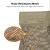 CVLIFE Brass Shell Catcher Cartridge Collector Mesh Heat Resistant Padded Mesh Brass Casing Catcher with Zippered Bottom Quick Release Brass Catcher view 4