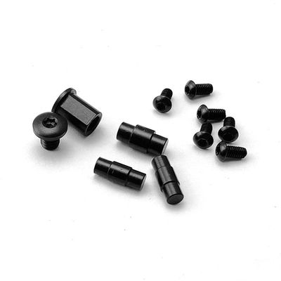 11-Pieces Complete Set of Handle Patch Screw Fits for Demko AD20.5, Steel Torx Screws (Size : Black)