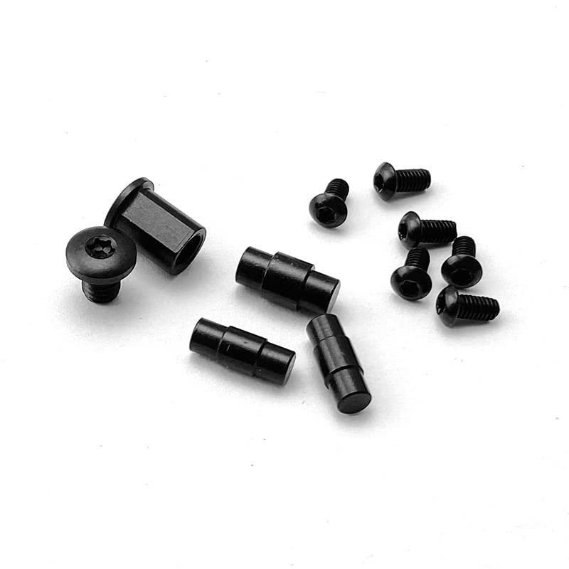 11-Pieces Complete Set of Handle Patch Screw Fits for Demko AD20.5, Steel Torx Screws (Size : Black)